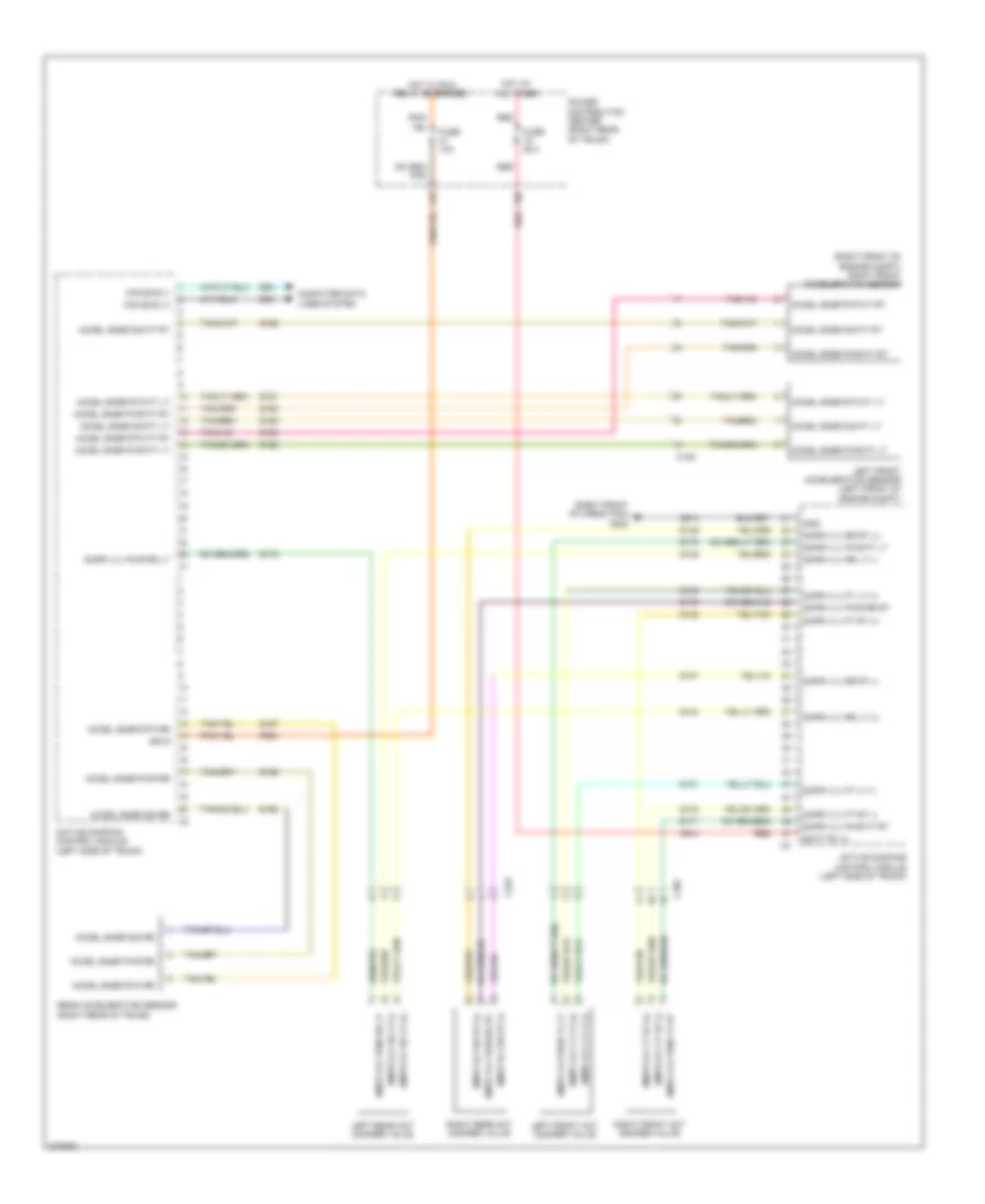 Electronic Suspension Wiring Diagram for Dodge Challenger SXT Plus 2012