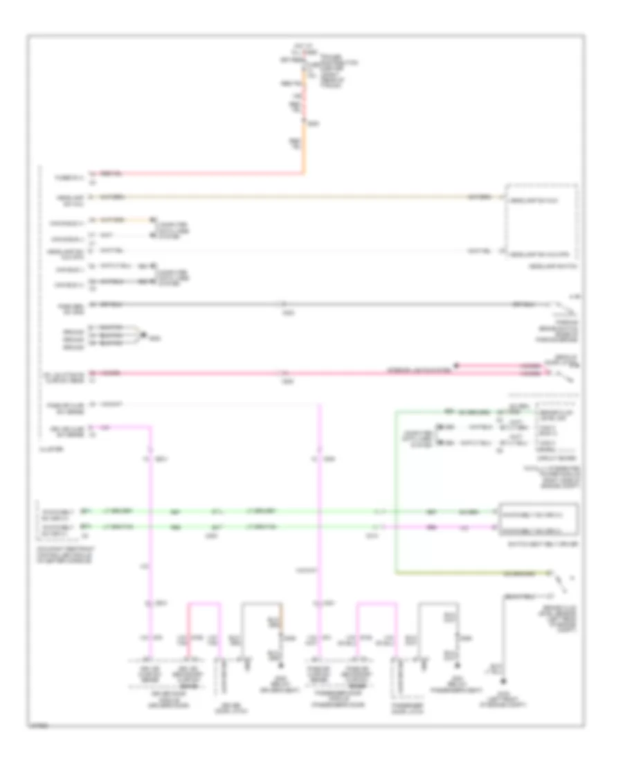 Chime Wiring Diagram for Dodge Challenger SXT Plus 2012