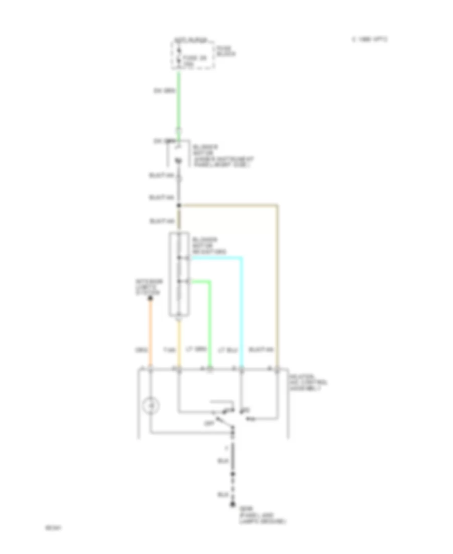 Heater Wiring Diagram for Dodge Grand Caravan SE 1995