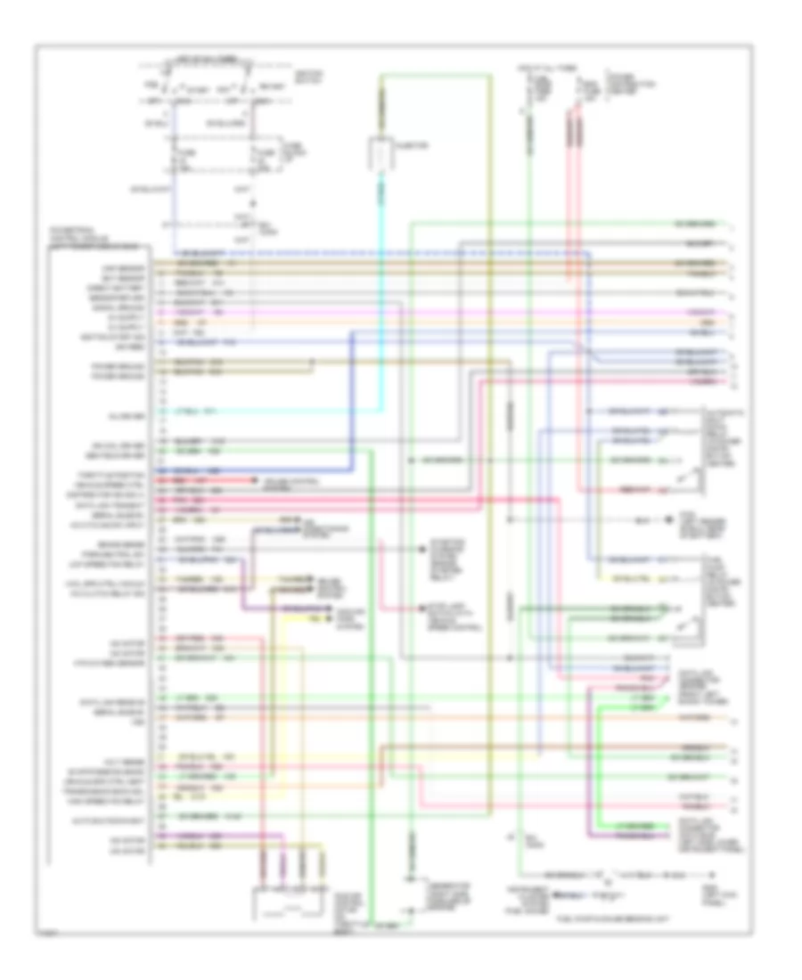 2 5L Engine Performance Wiring Diagrams 1 of 2 for Dodge Grand Caravan SE 1995