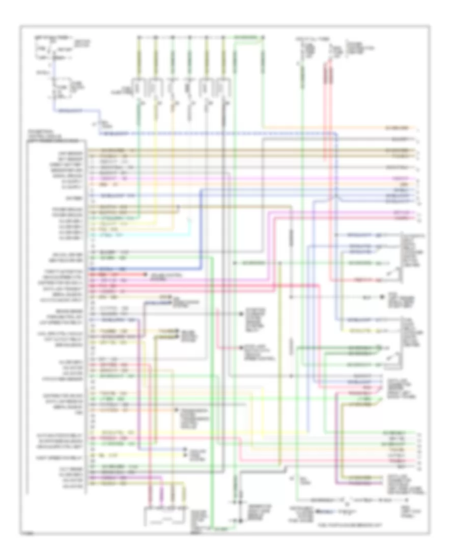 3 0L Engine Performance Wiring Diagrams with Transmission Control Module 1 of 2 for Dodge Grand Caravan SE 1995