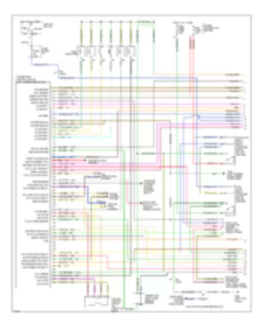 3 0L Engine Performance Wiring Diagrams without Transmission Control Module 1 of 2 for Dodge Grand Caravan SE 1995