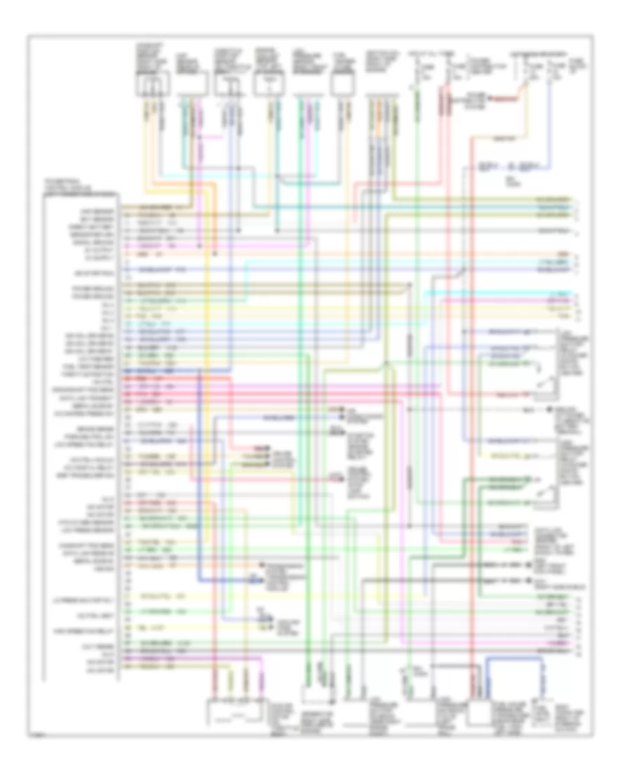 3 3L CNG Engine Performance Wiring Diagrams 1 of 2 for Dodge Grand Caravan SE 1995