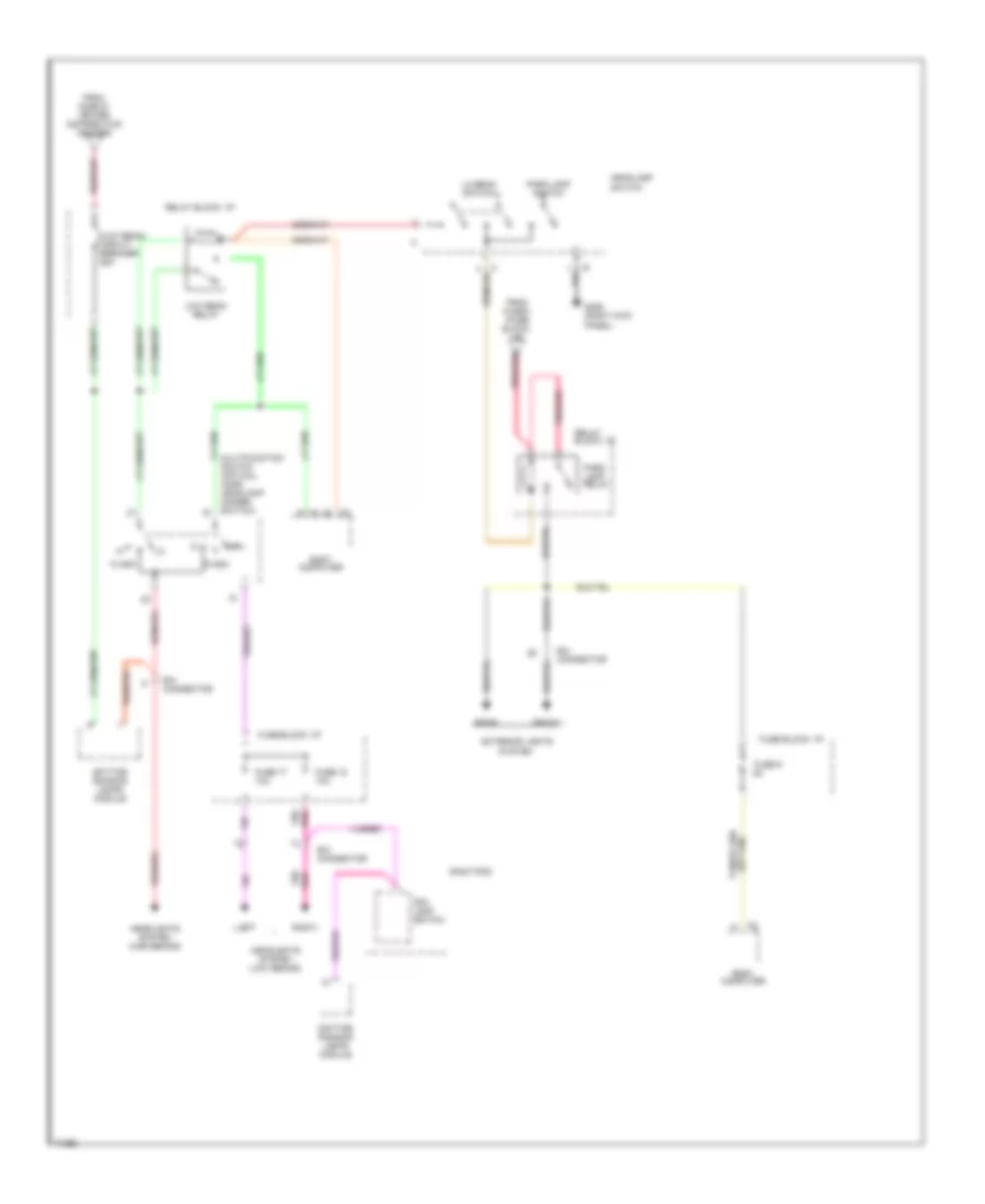 Power Distribution Wiring Diagram 4 of 4 for Dodge Grand Caravan SE 1995