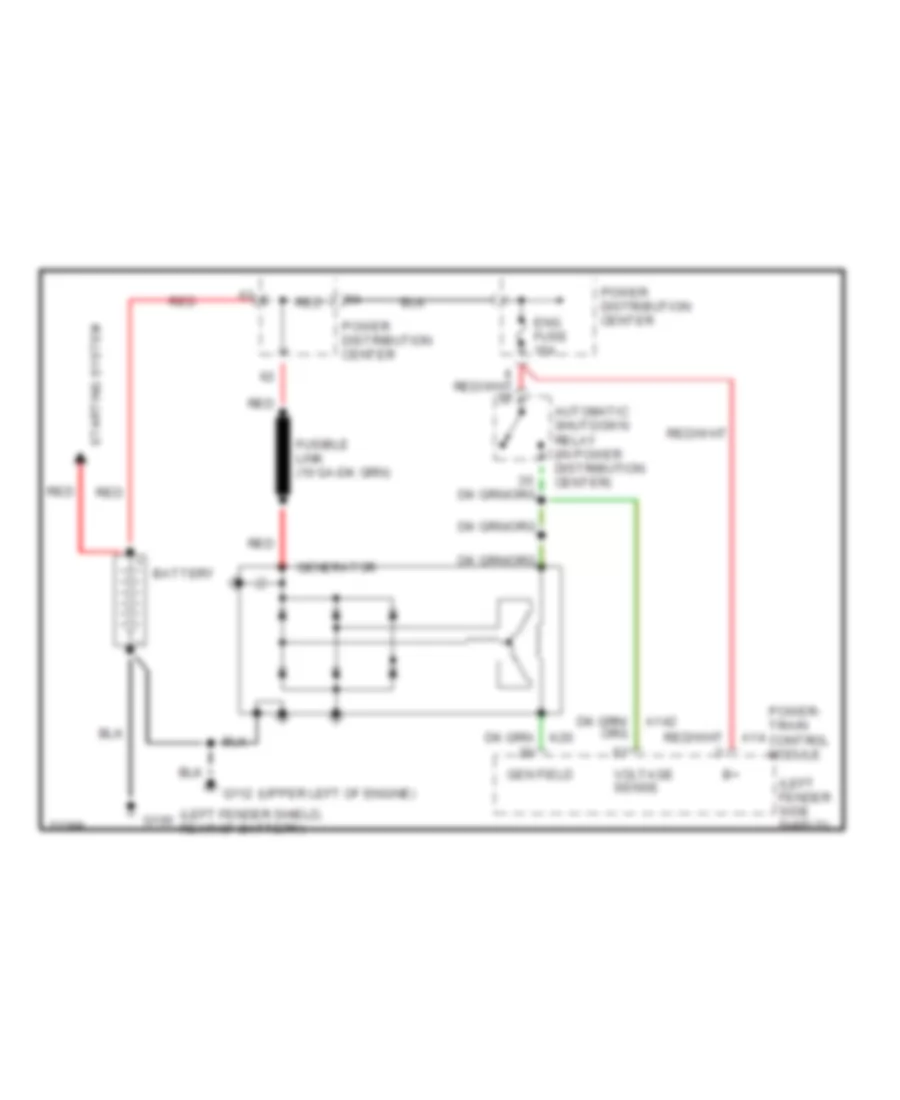 2 5L Charging Wiring Diagram for Dodge Grand Caravan SE 1995