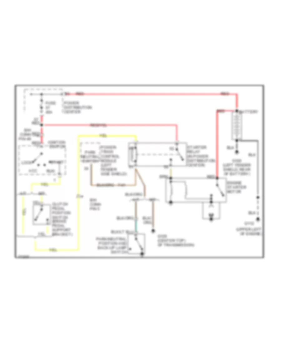 2 5L Starting Wiring Diagram for Dodge Grand Caravan SE 1995