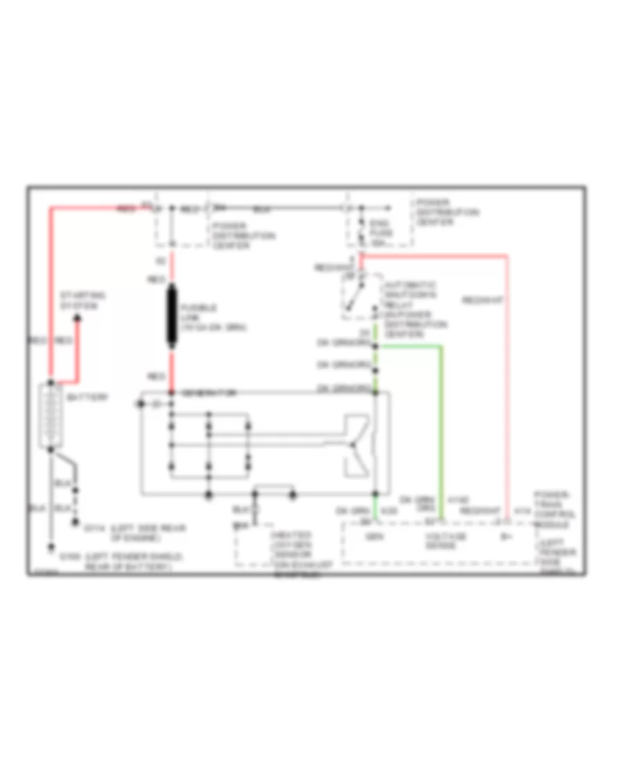 3 0L Charging Wiring Diagram for Dodge Grand Caravan SE 1995