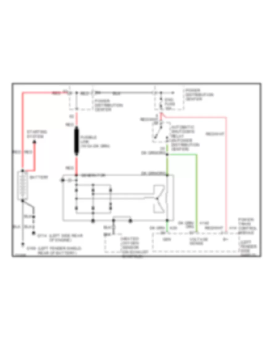 3 3L Charging Wiring Diagram for Dodge Grand Caravan SE 1995