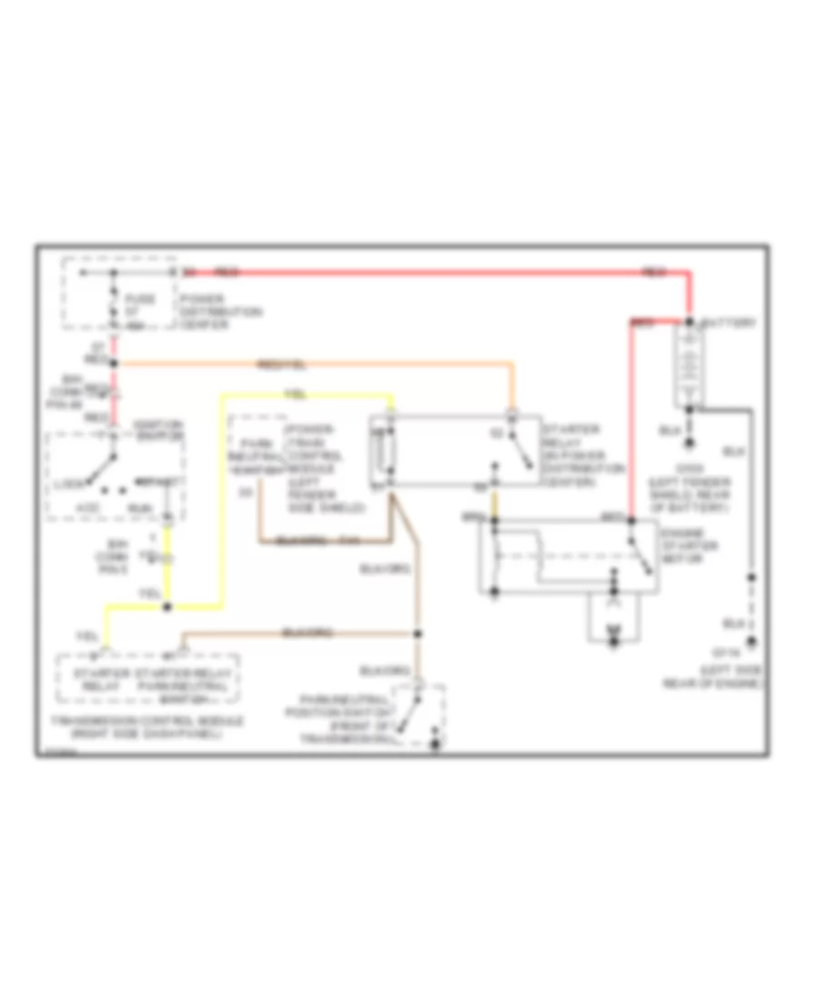 3 3L Starting Wiring Diagram for Dodge Grand Caravan SE 1995