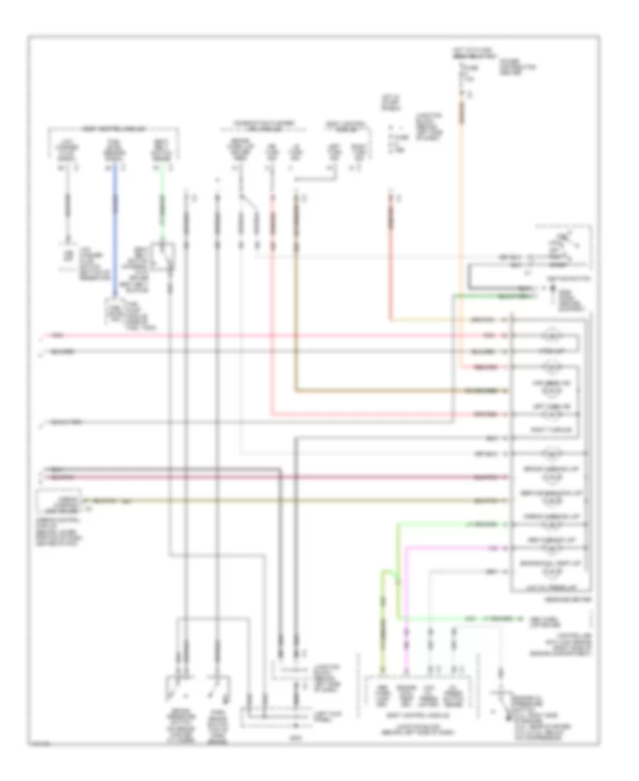 Instrument Cluster Wiring Diagram 2 of 2 for Dodge Grand Caravan 1998