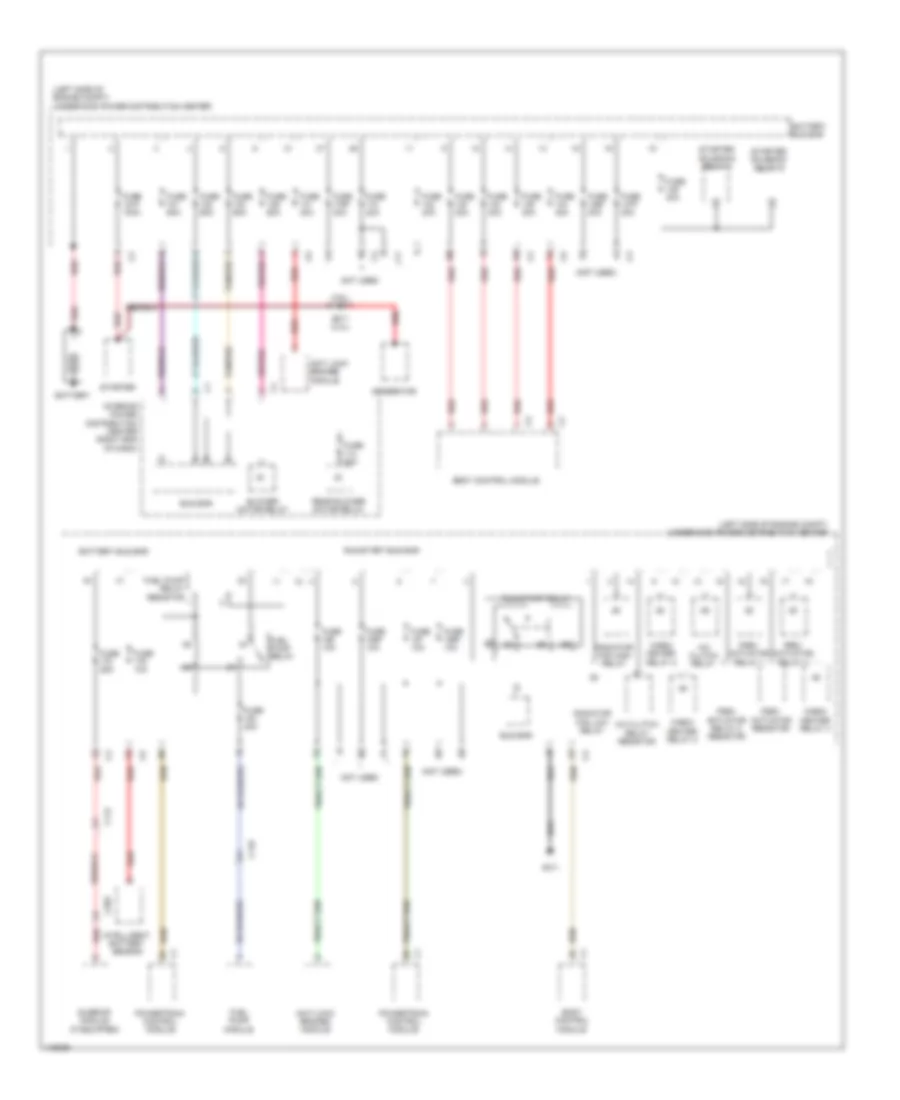 Power Distribution Wiring Diagram 1 of 4 for Dodge Journey SE 2013