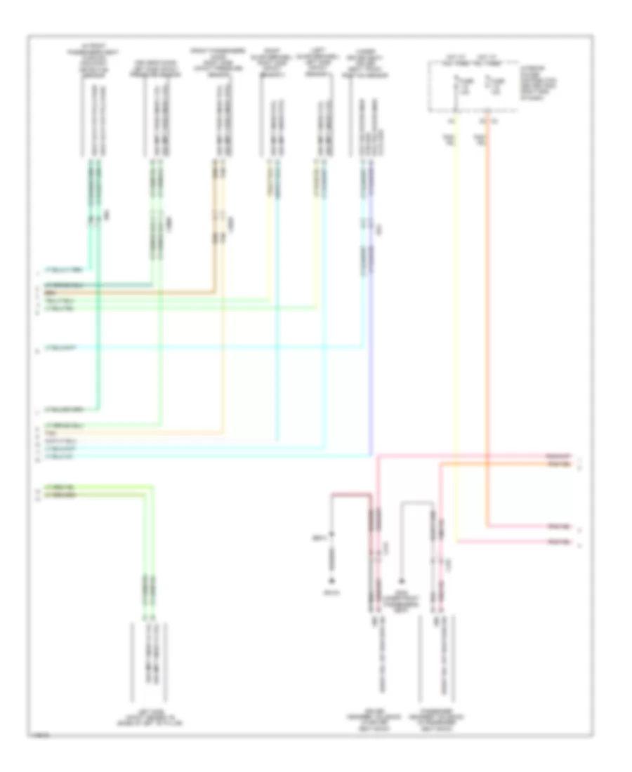 Supplemental Restraints Wiring Diagram 2 of 3 for Dodge Journey SE 2013