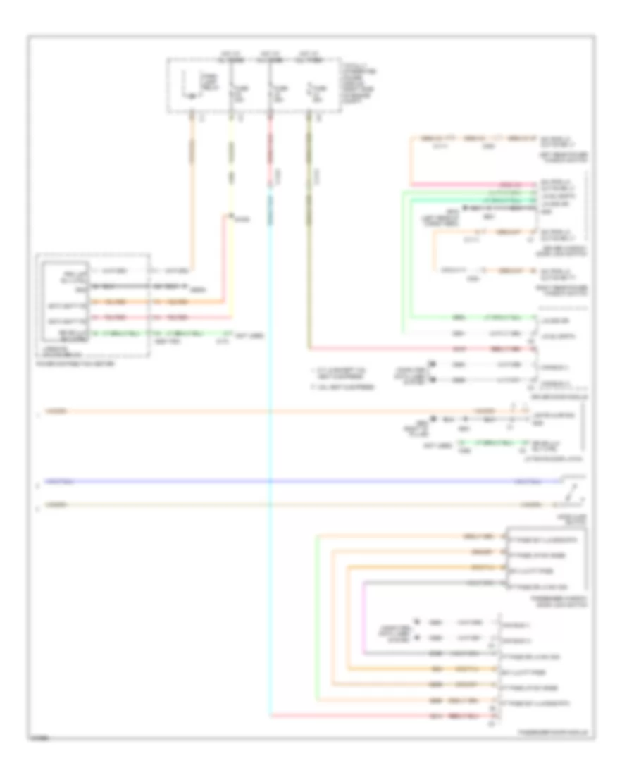 Forced Entry Wiring Diagram (2 of 2) for Dodge Durango Heat 2011