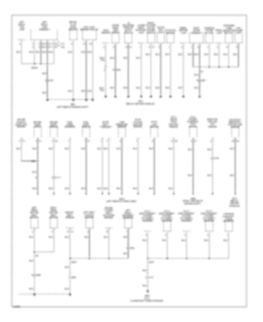 Ground Distribution Wiring Diagram 1 of 3 for Dodge Durango Heat 2011