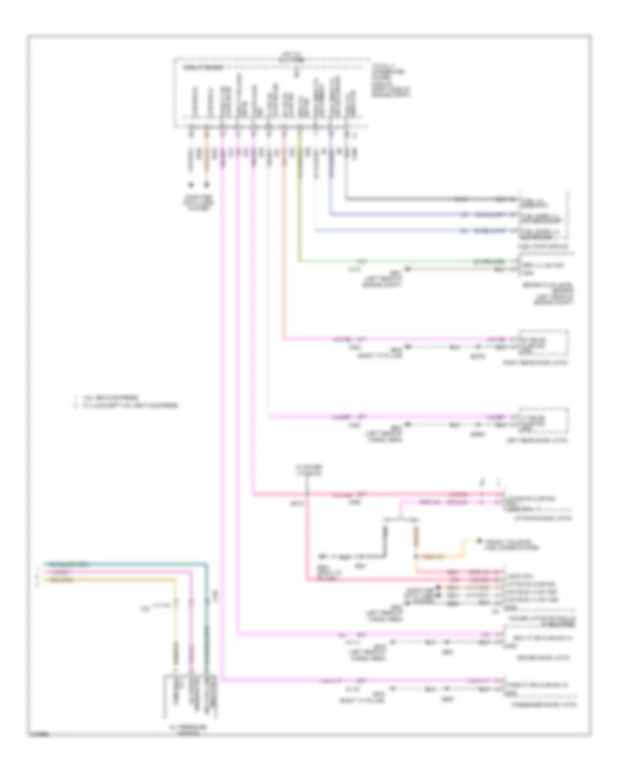 Instrument Cluster Wiring Diagram 2 of 2 for Dodge Durango Heat 2011