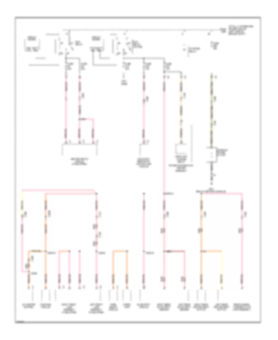 Power Distribution Wiring Diagram (4 of 4) for Dodge Durango Heat 2011