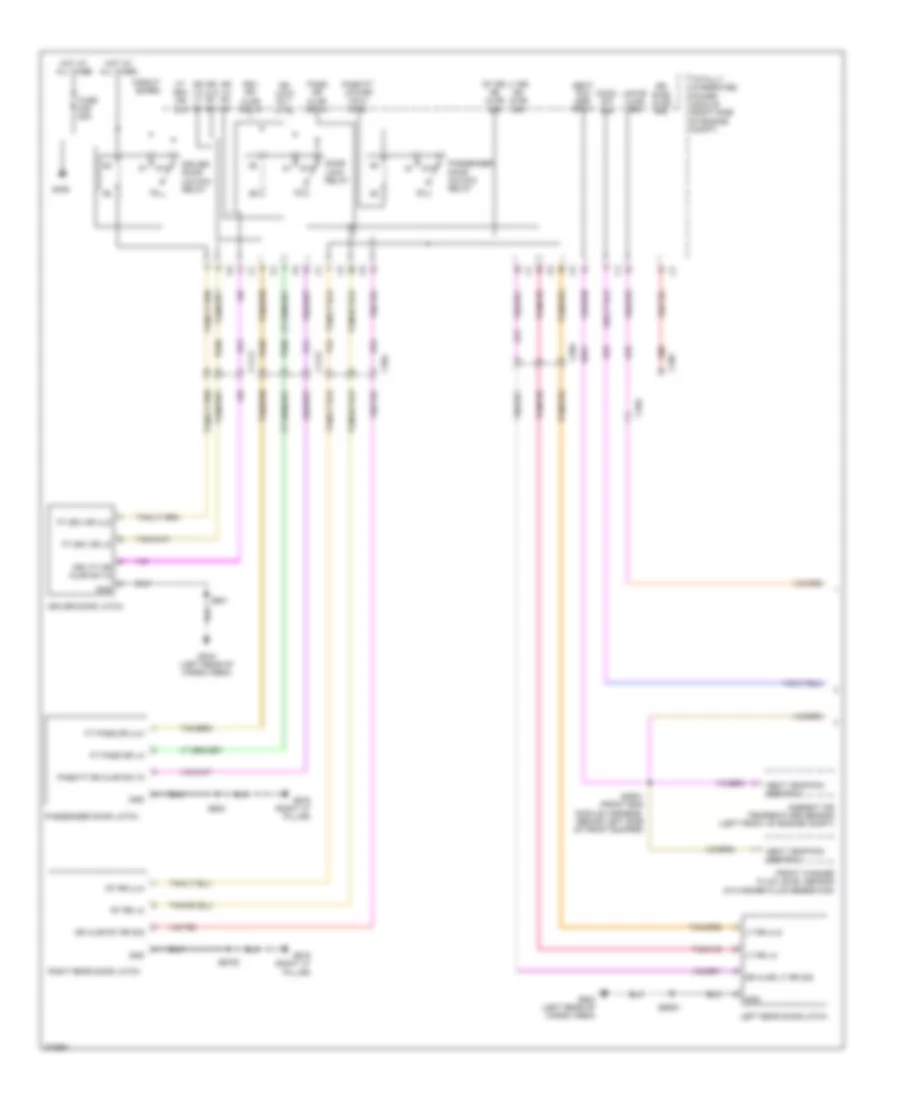 Power Door Locks Wiring Diagram 1 of 2 for Dodge Durango Heat 2011