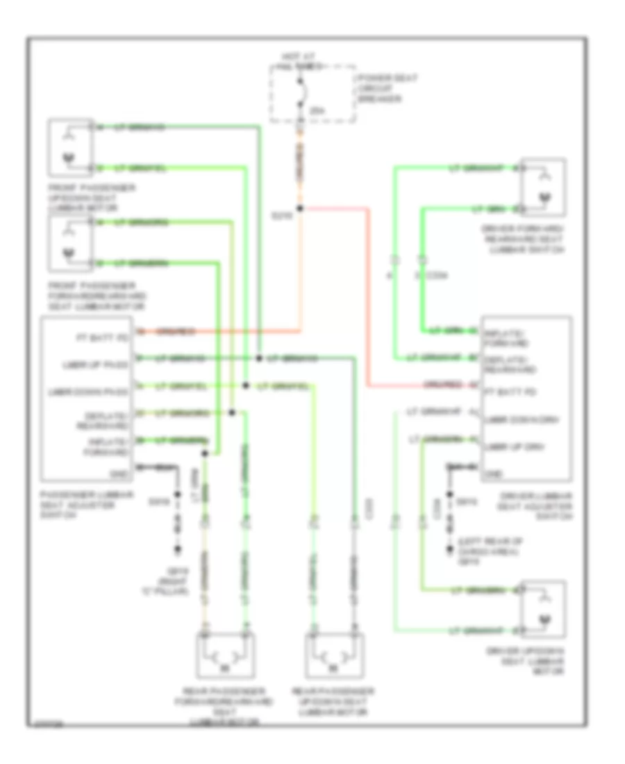 Lumbar Wiring Diagram for Dodge Durango Heat 2011