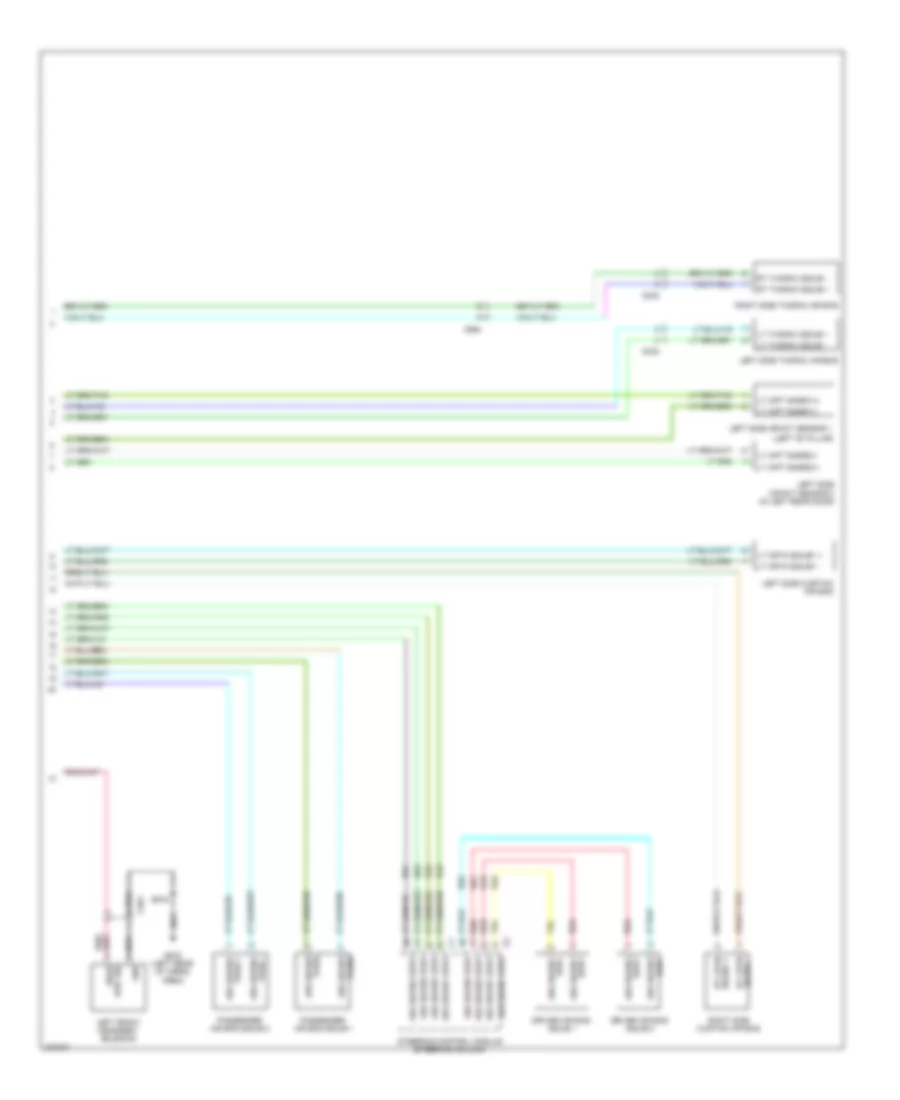 Supplemental Restraints Wiring Diagram (2 of 2) for Dodge Durango Heat 2011