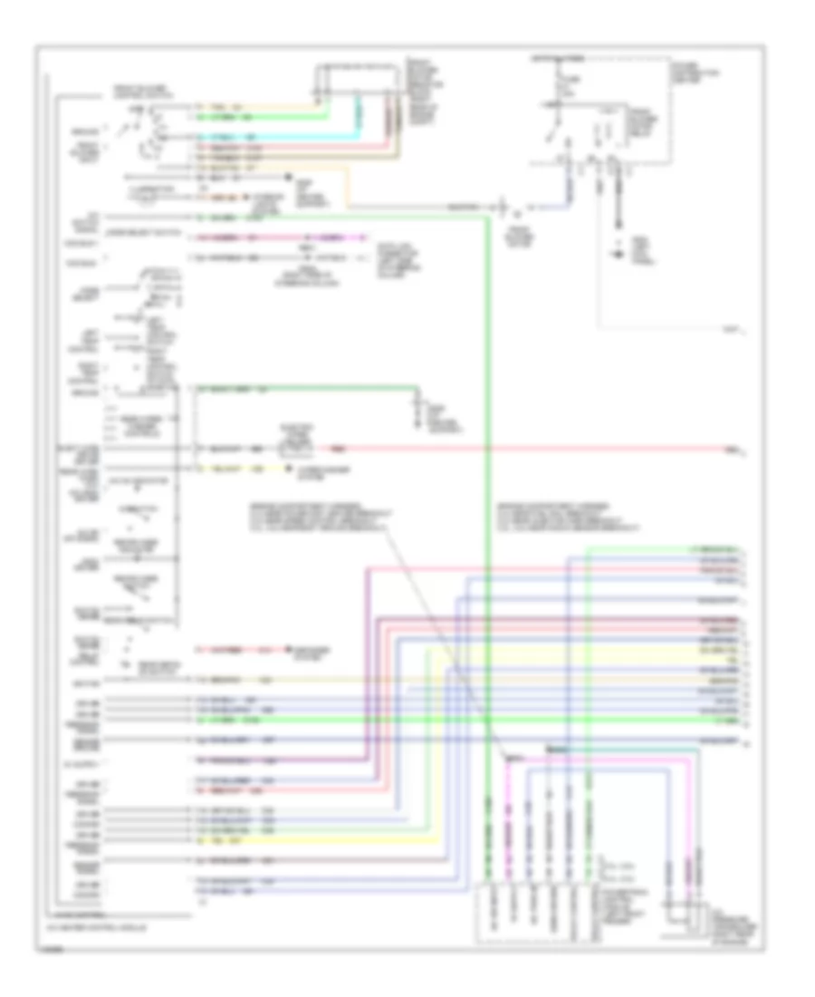Air Conditioning Wiring Diagrams (1 of 2) for Dodge Grand Caravan LE 1998