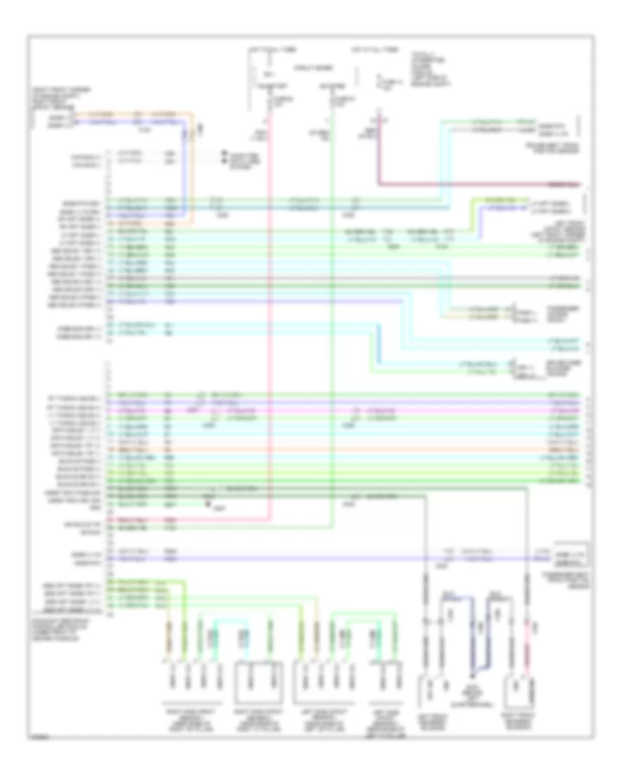 Supplemental Restraints Wiring Diagram 1 of 2 for Dodge Caliber SXT 2010