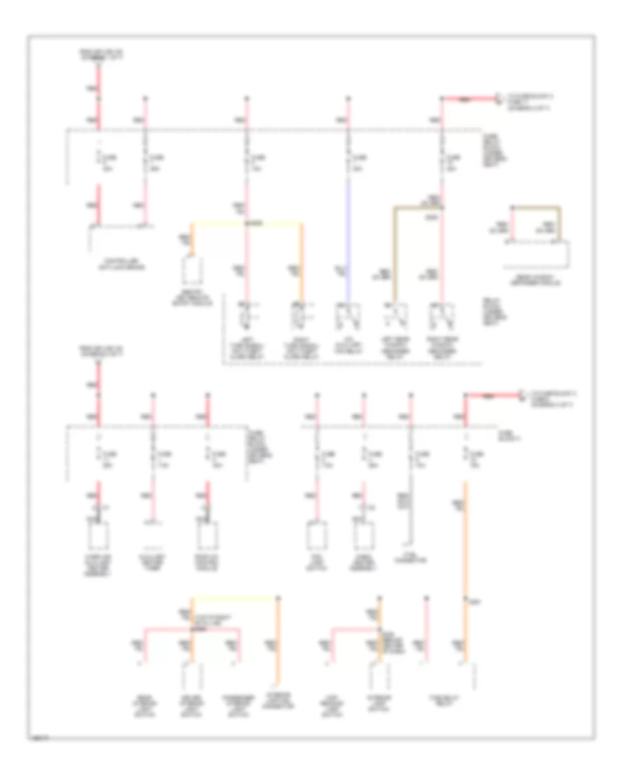 Power Distribution Wiring Diagram (2 of 7) for Dodge Sprinter 2500 2003