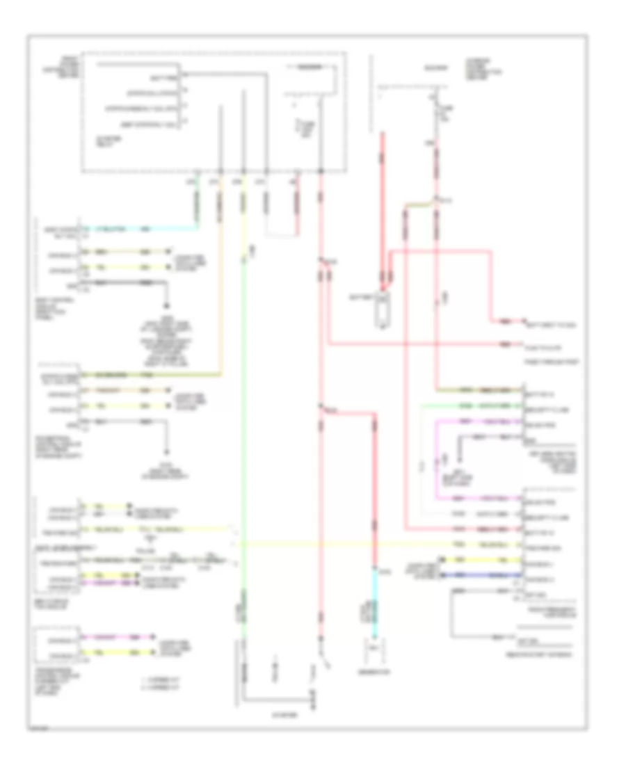 Starting Wiring Diagram for Dodge Charger SE 2012