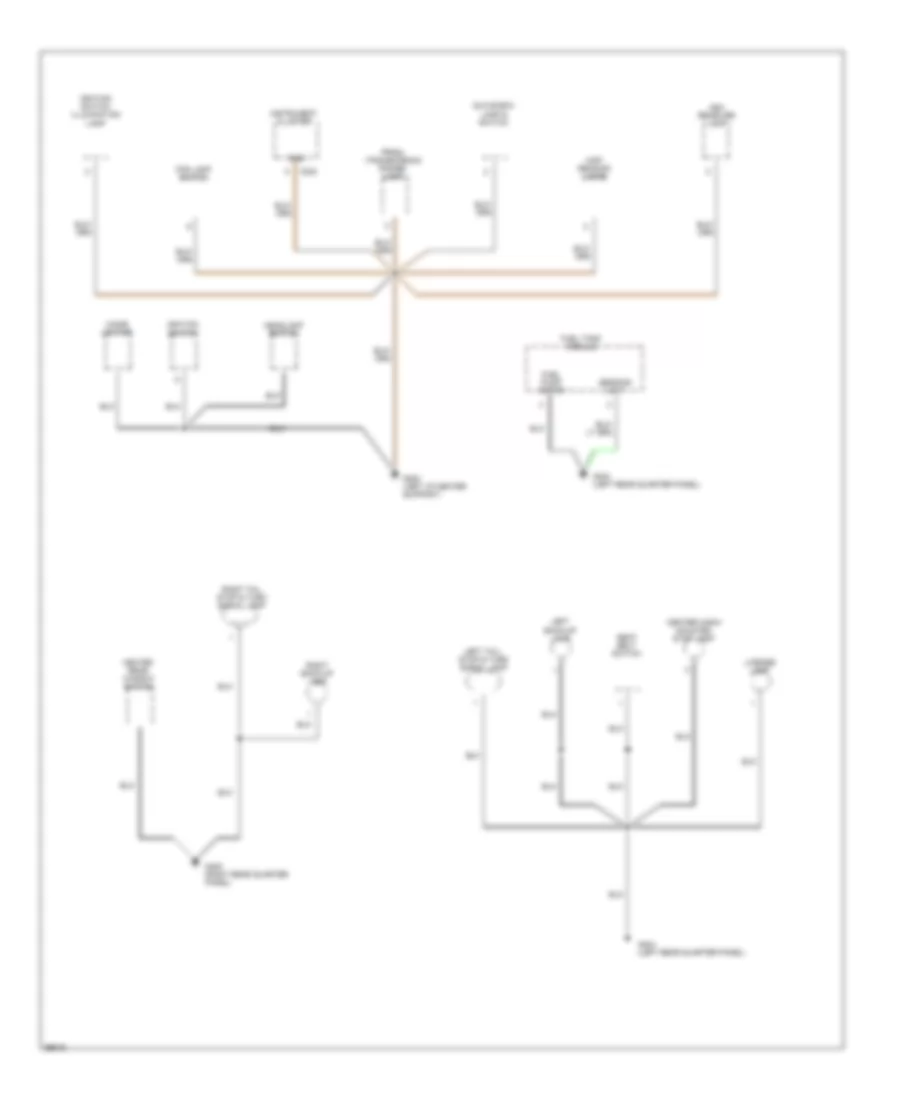 Ground Distribution Wiring Diagram (2 of 2) for Dodge Neon 1995