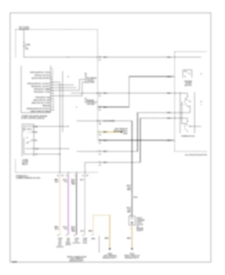 Электросхема стеклоочистителя, дворников и омывателя для Dodge Sprinter 2003 3500