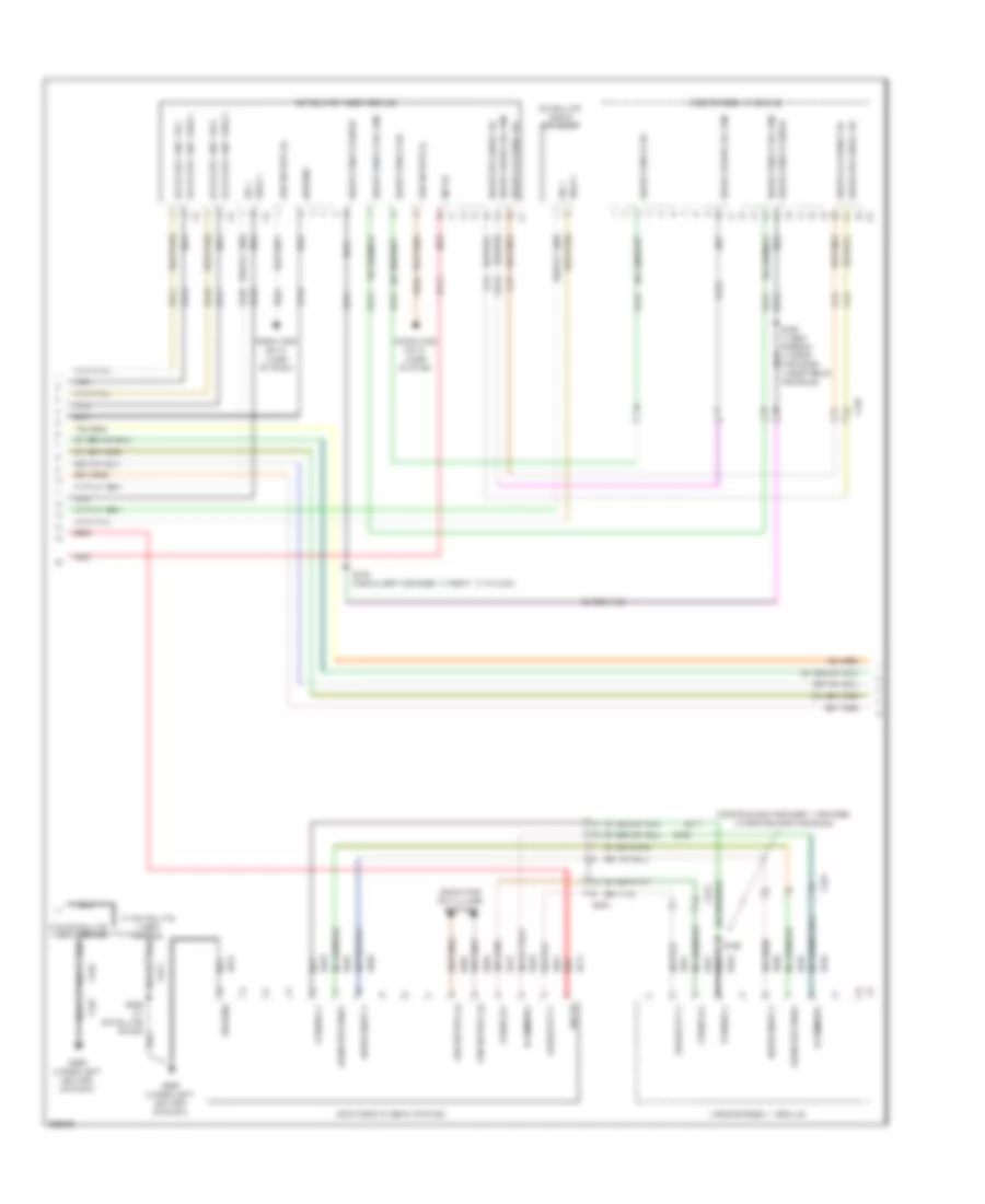 Navigation Wiring Diagram 2 of 4 for Dodge Grand Caravan C V 2011