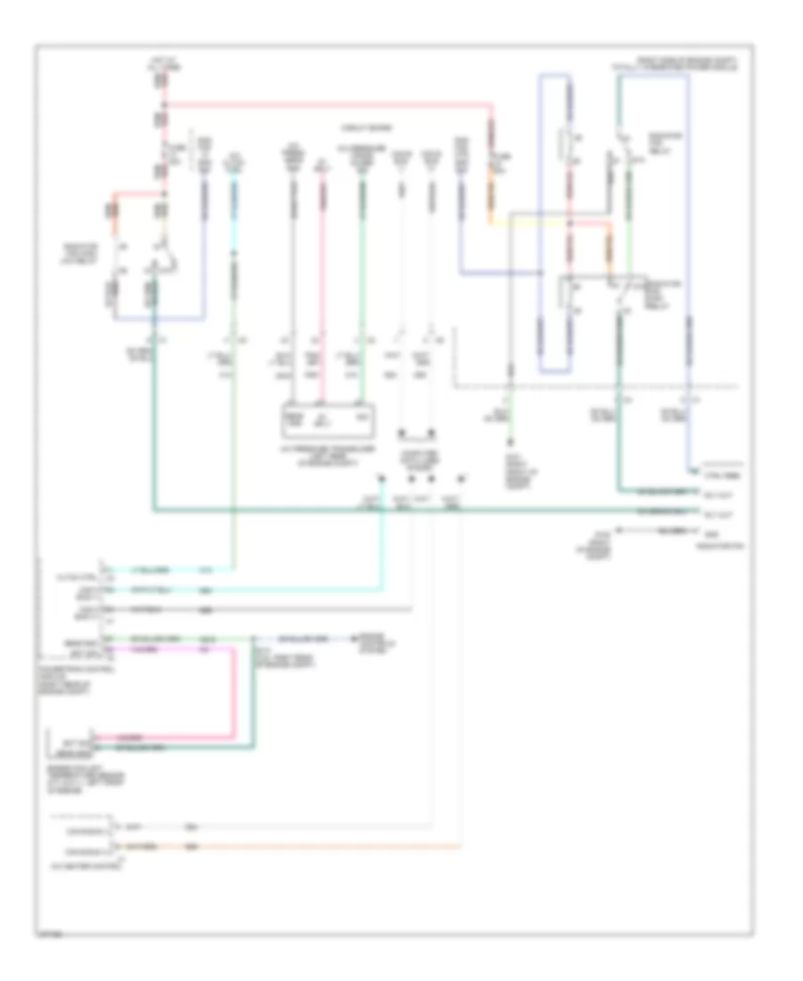 Cooling Fan Wiring Diagram for Dodge Challenger RT 2010