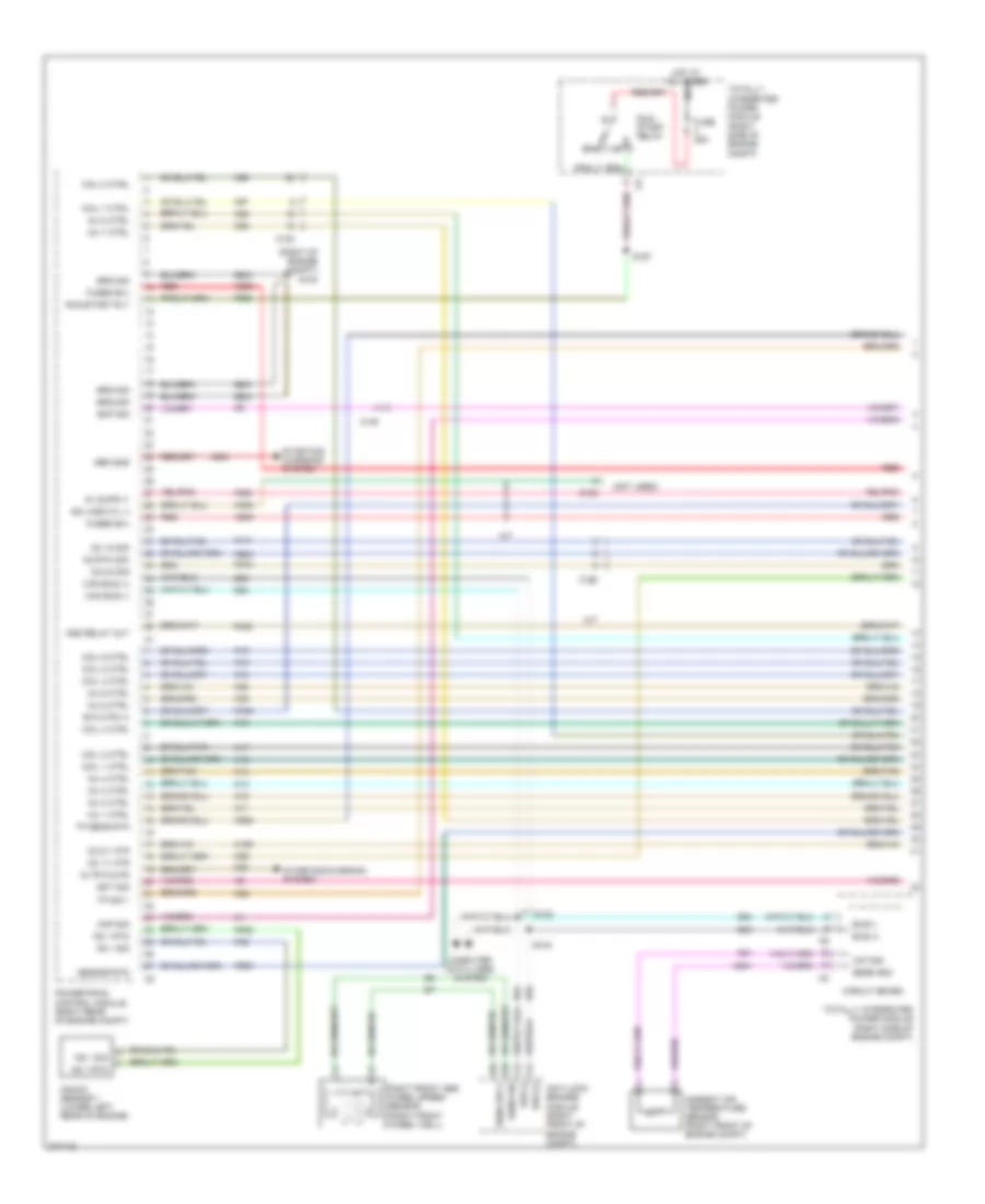 6.1L, Engine Performance Wiring Diagram (1 of 4) for Dodge Challenger RT 2010