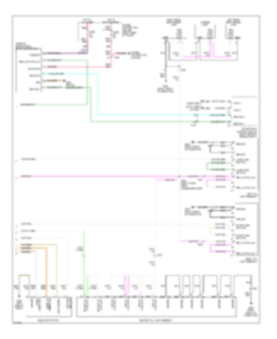Exterior Lamps Wiring Diagram 2 of 2 for Dodge Challenger R T 2010