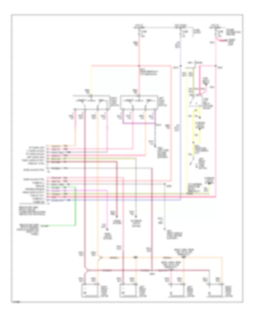 Keyless Entry Wiring Diagram for Dodge Neon RT 1998