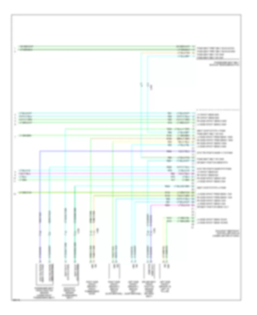Supplemental Restraints Wiring Diagram 3 of 3 for Dodge Grand Caravan Crew 2011
