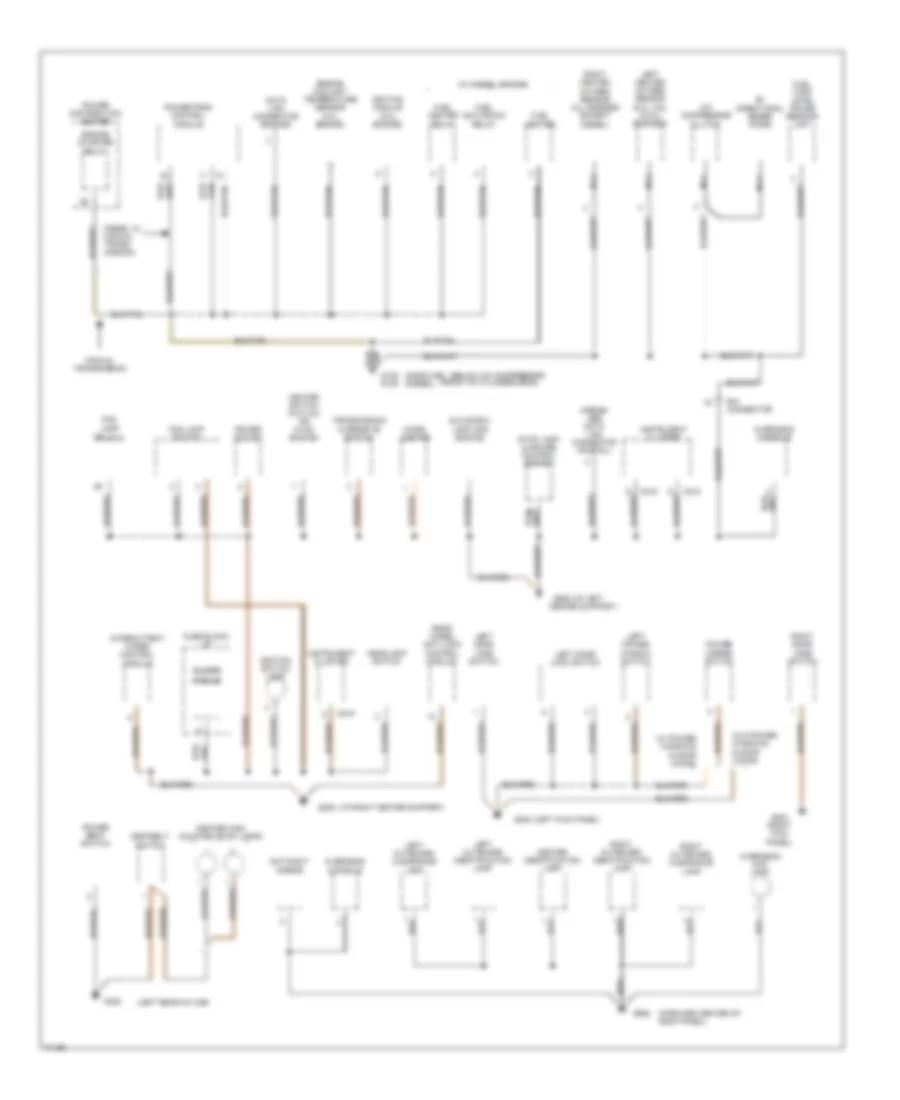 Ground Distribution Wiring Diagram 2 of 2 for Dodge Pickup R1995 1500