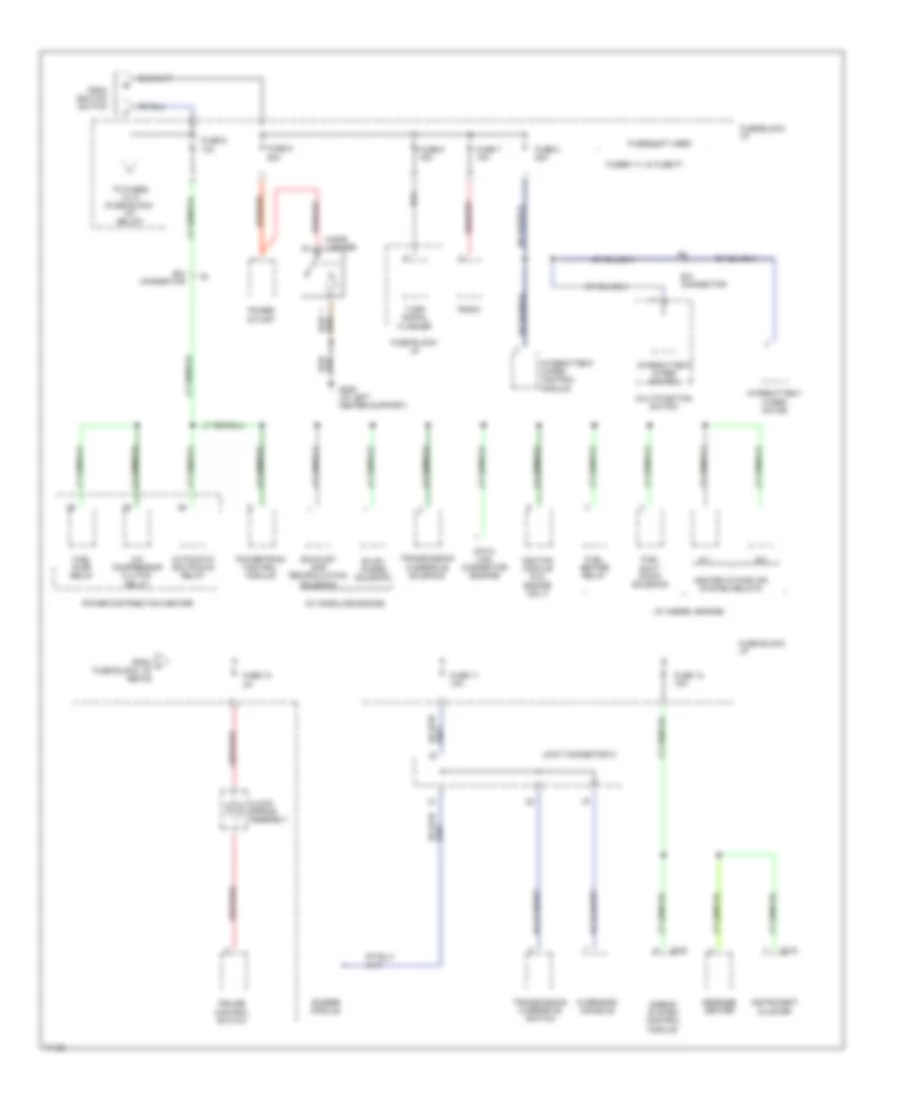 Power Distribution Wiring Diagram 2 of 4 for Dodge Pickup R1995 1500