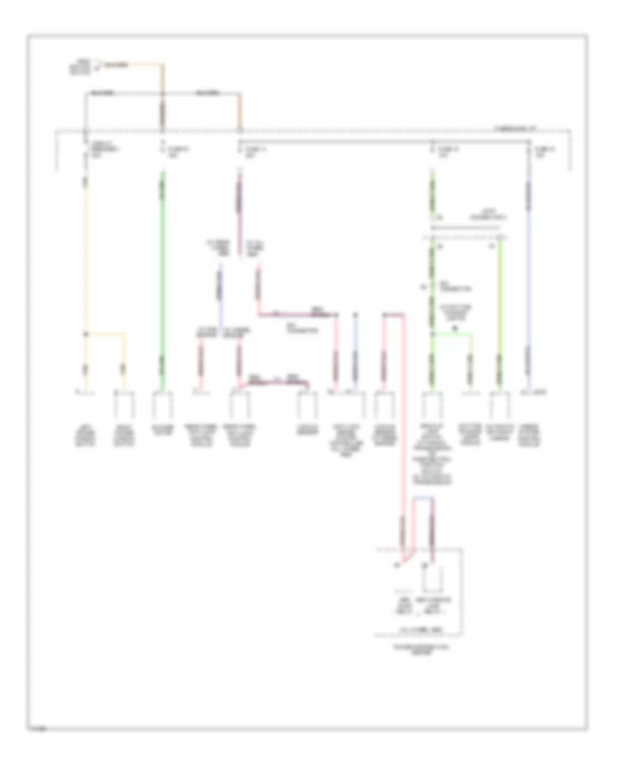 Power Distribution Wiring Diagram 4 of 4 for Dodge Pickup R1995 1500