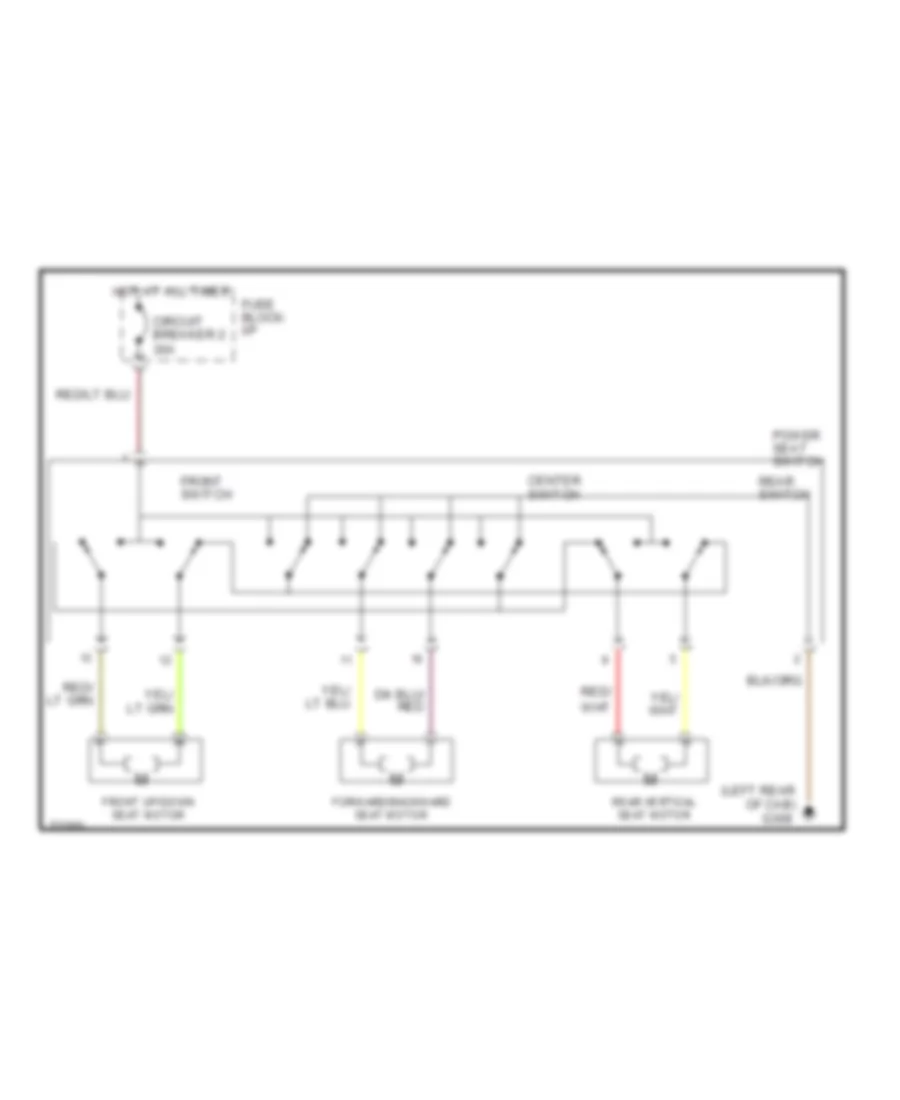 Power Seat Wiring Diagrams for Dodge Pickup R1995 1500