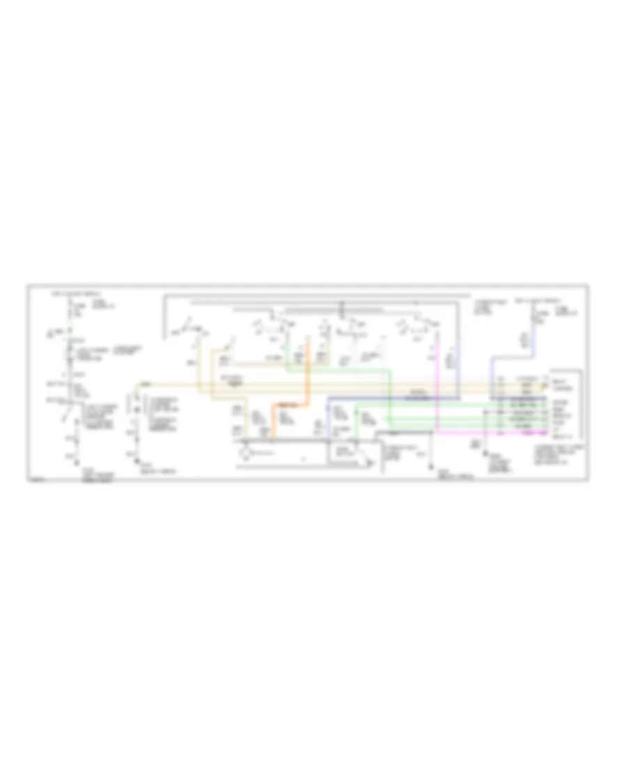 Wiper Washer Wiring Diagram for Dodge Pickup R1995 1500