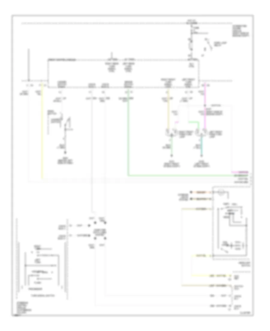Exterior Lamps Wiring Diagram (1 of 2) for Dodge Magnum RT 2005