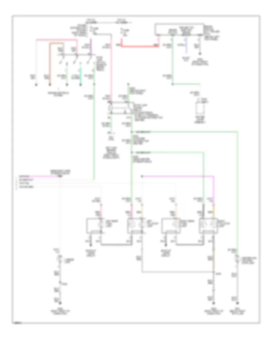 Exterior Lamps Wiring Diagram (2 of 2) for Dodge Magnum RT 2005