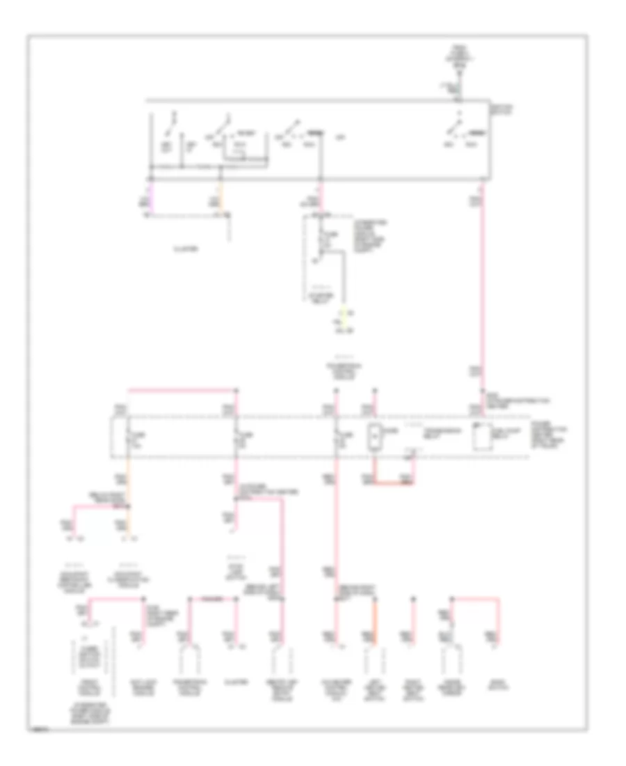 Power Distribution Wiring Diagram (4 of 4) for Dodge Magnum RT 2005