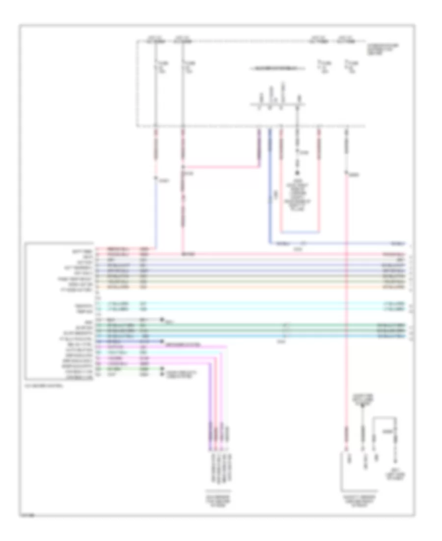 Automatic A C Wiring Diagram 1 of 3 for Dodge Charger SXT 2012