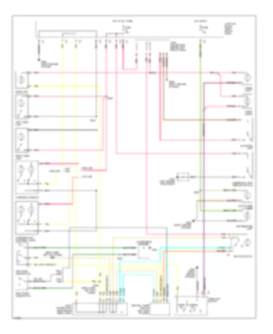 Courtesy Lamp Wiring Diagram for Dodge Pickup R1998 1500