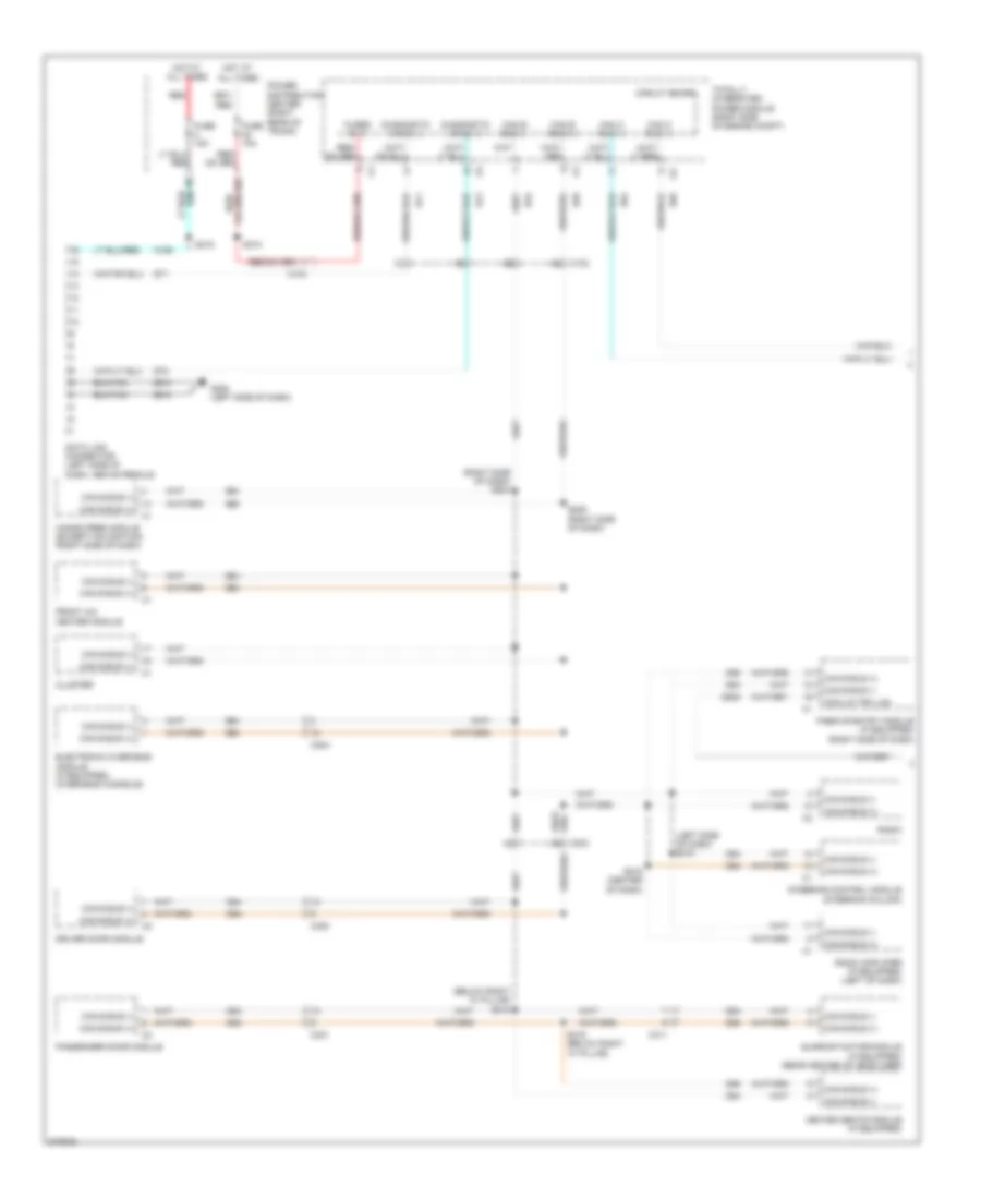 Computer Data Lines Wiring Diagram 1 of 2 for Dodge Challenger SE 2010