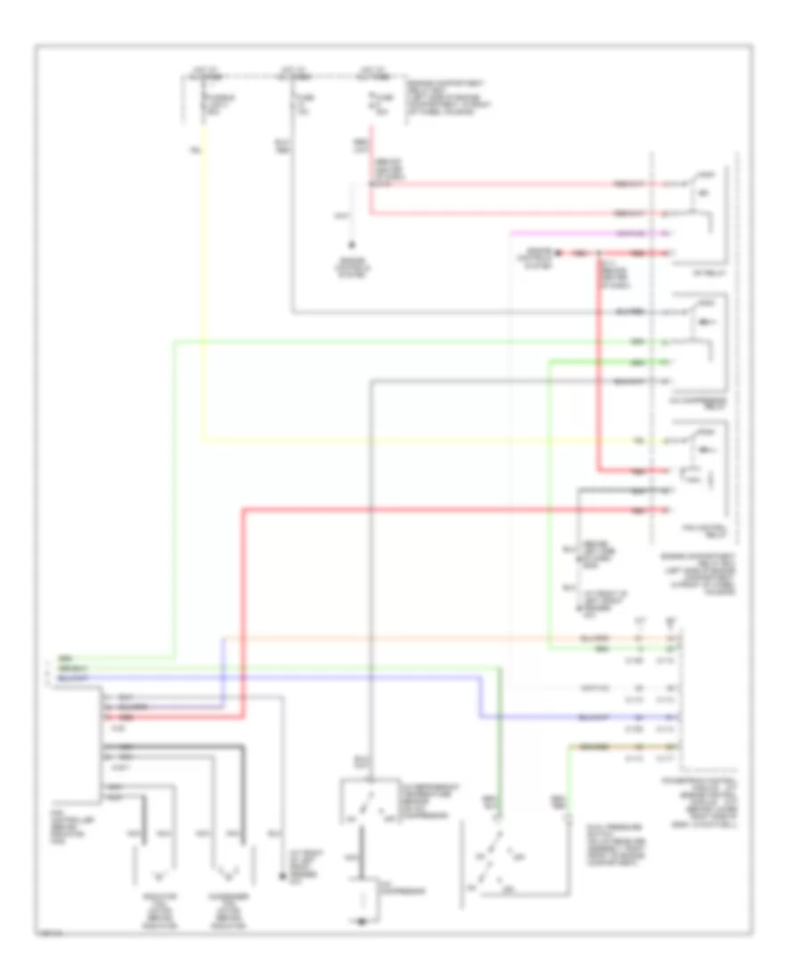 2.4L, Air Conditioning Wiring Diagram (2 of 2) for Dodge Stratus ES 2003