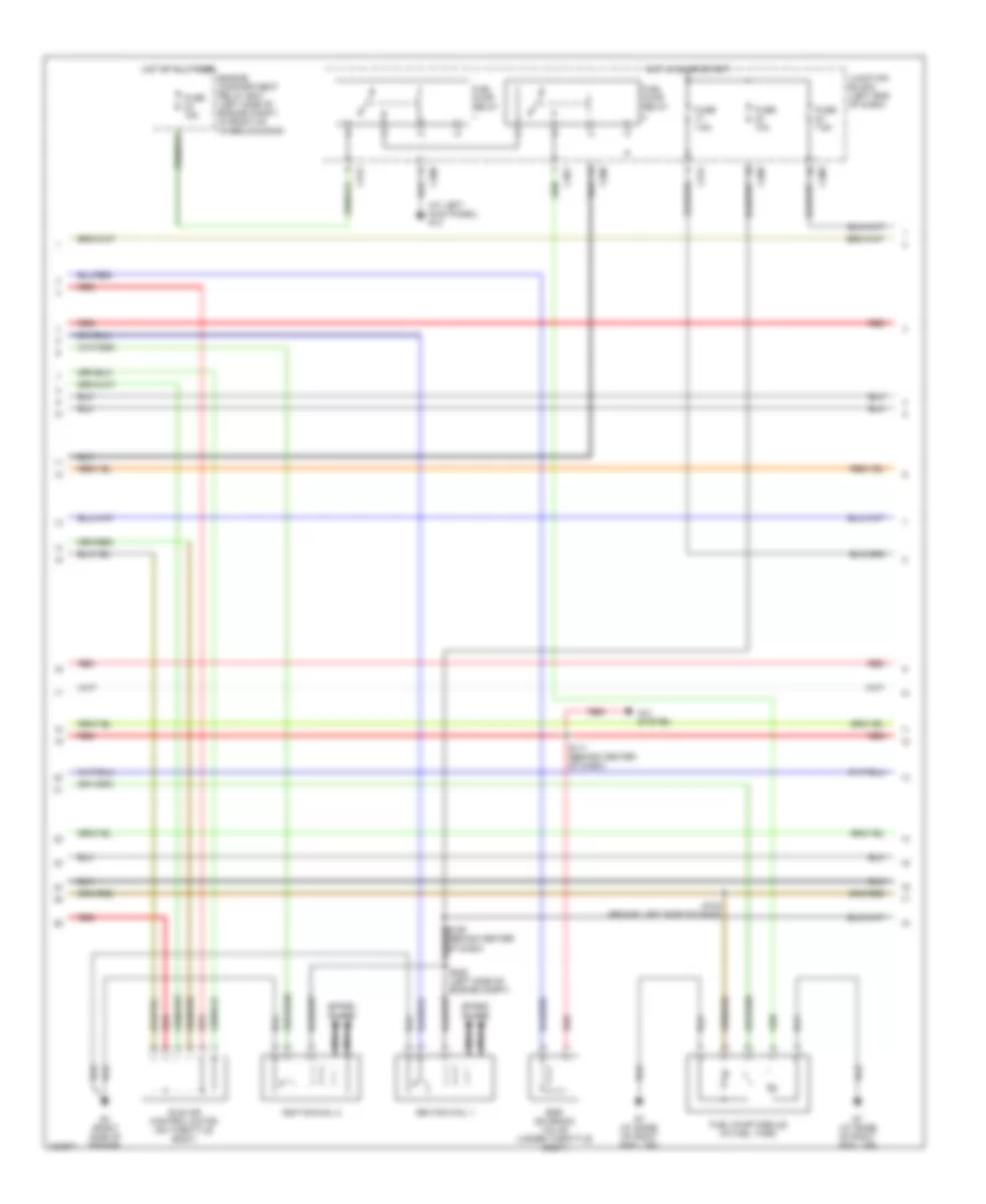 2.4L, Engine Performance Wiring Diagram, with AT (2 of 5) for Dodge Stratus ES 2003