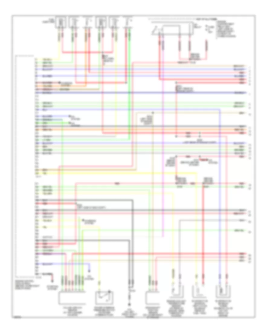 3.0L, Engine Performance Wiring Diagram, with MT (1 of 4) for Dodge Stratus ES 2003
