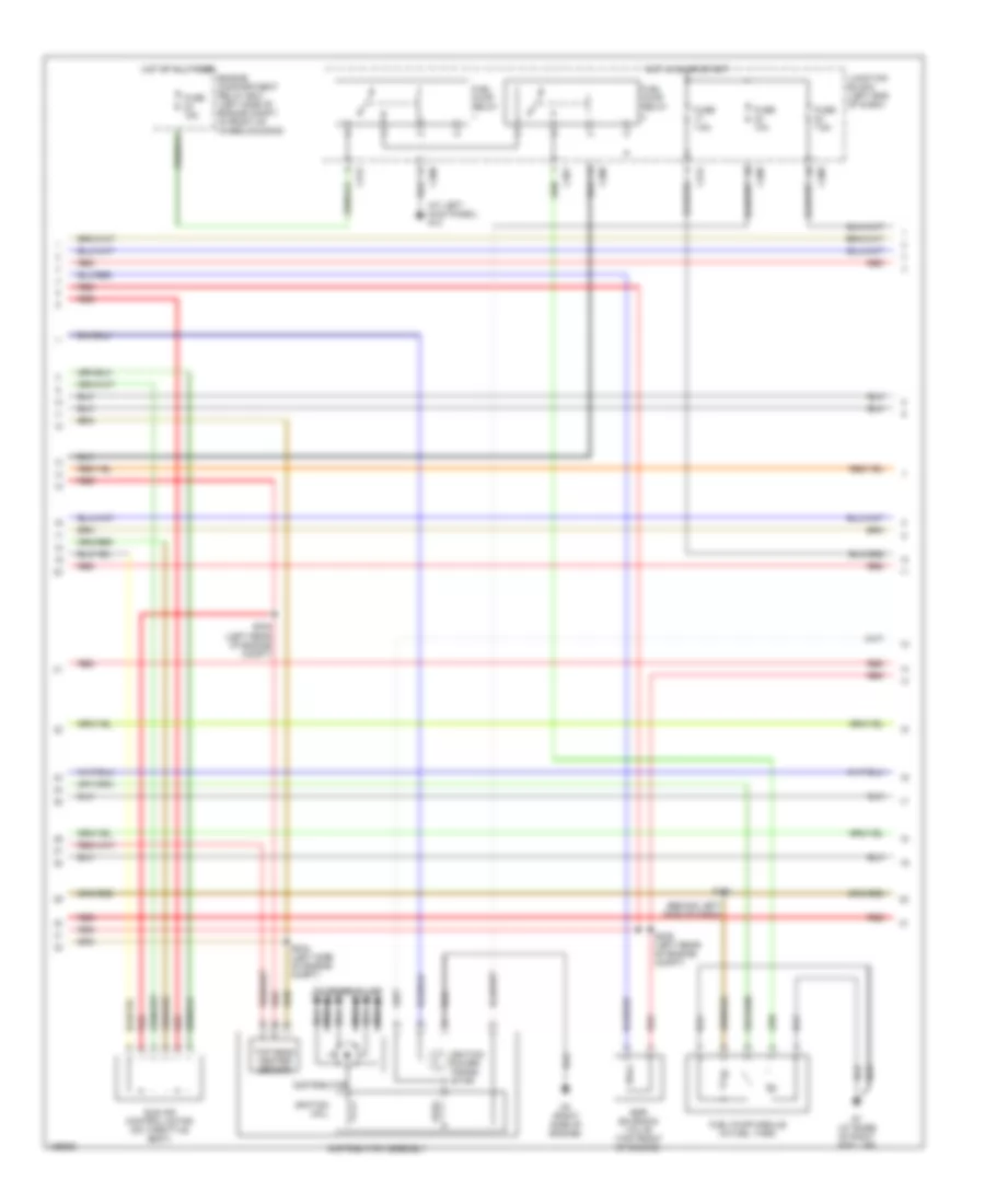 3.0L, Engine Performance Wiring Diagram, without Autostick (2 of 5) for Dodge Stratus ES 2003